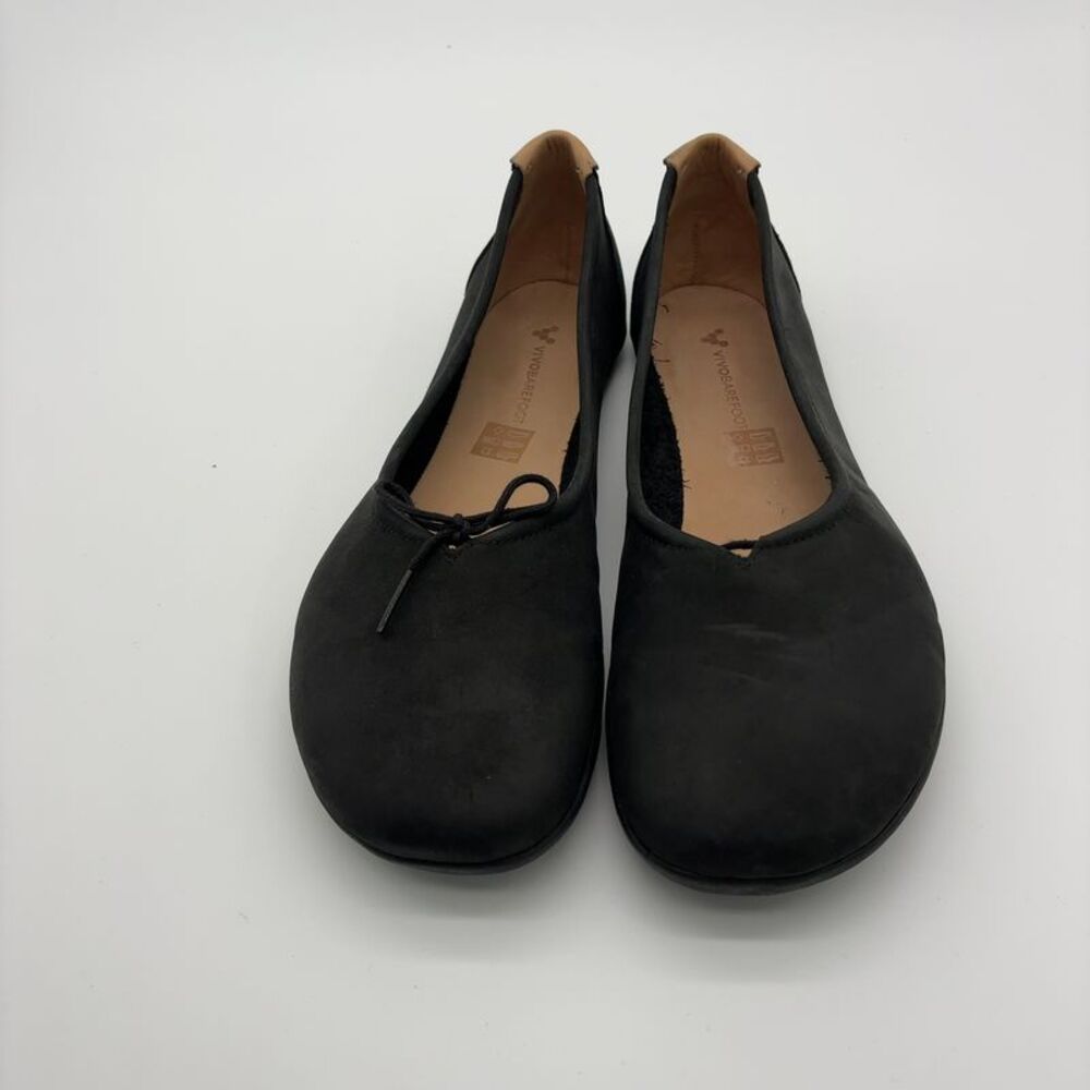 Vivo barefoot Black Leather Flats